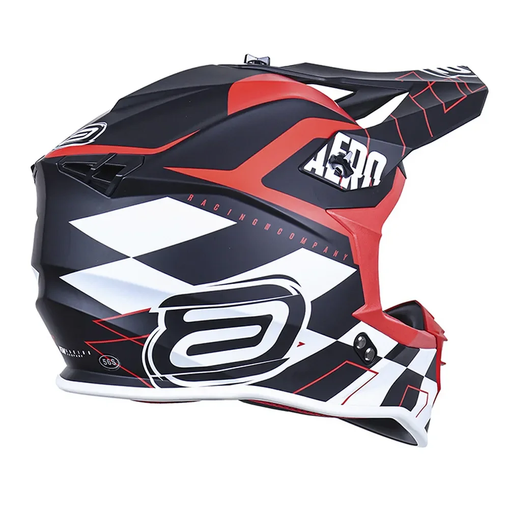 Capacete ASW R3 Victorious Preto/Branco/Vermelho - Spinelli Motos